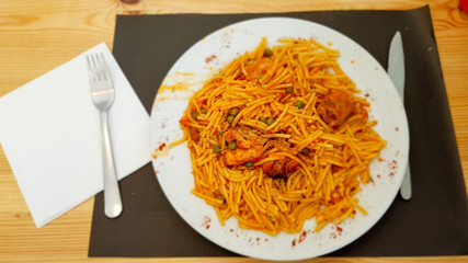 Fideua catalana, fideos a la cazuela