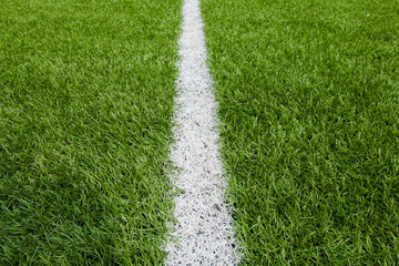 Green Football background with a vertical line