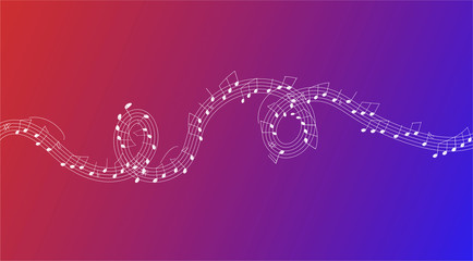 note, spartito, pentagramma, musica, 