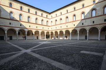 Castello Sforzesco di Milano, Italia