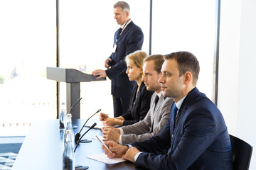 Participants of press conference