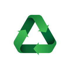 Obraz premium Recycle green logo