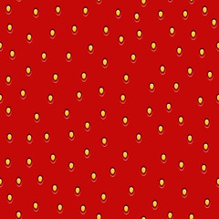 Seamless pattern - strawberry berries texture