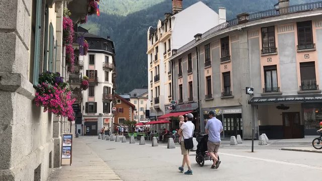 Timelapse Chamonix centre