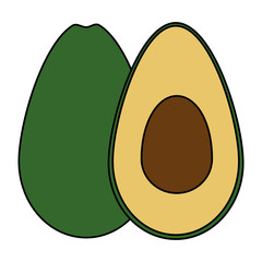 fresh avocado healthy food