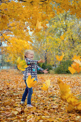 little girl outdoors