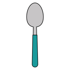 spoon cutlery isolated icon