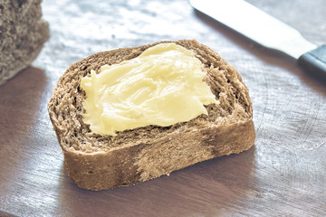 Slice of Bread with butter
