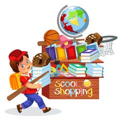 Shopping bag icon, cartoon style — Stock Vector © ylivdesign Shopping bag icon, cartoon style — Stock Vector © ylivdesign