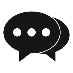 Dialog icon, speech bubble, chat icon, sms symblol, comments icon