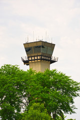 Air Traffic  Control Tower - US Airport.
