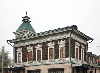 Fototapeta na wymiar Irkutsk sloboda - 130th quarter in Irkutsk. Russia