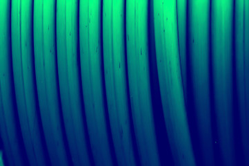 duotone green and blue striped abstract background
