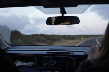 Girl Driving Car