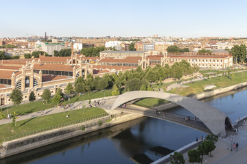 Fototapeta premium Overview of Madrid Rio