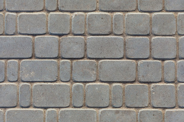 Seamless texture of grey paving tile