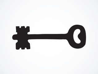 Key. Vector drawing