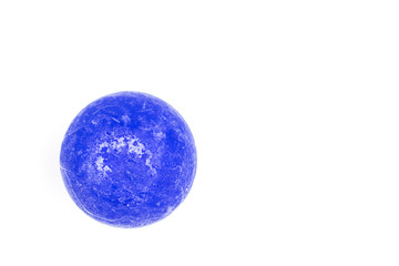 A ball similar to the globe on a white background.