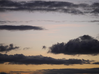 sunset clouds background