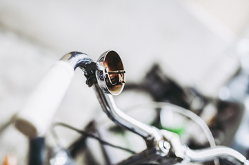 Obraz premium Close up sonnette d'un vélo