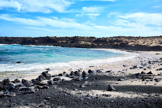 Fototapeta Landscape of Lanzarote Island, Canaries