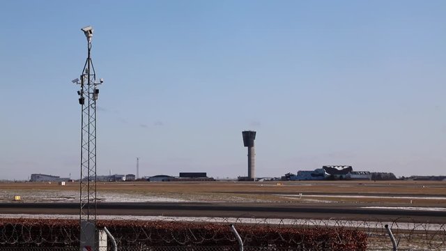 Copenhagen Airport look over airside