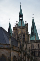 Cathedral in Erfurt in Germany