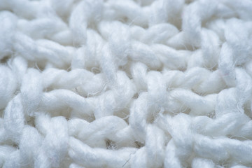 White and gray realistic knit texture seamless pattern. background for banner, site, card, wallpaper.