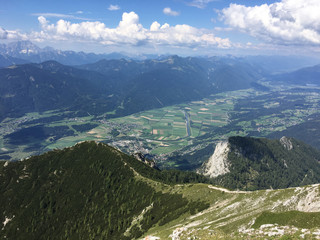 Fototapeta premium Blick ins Tal