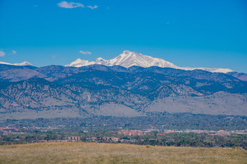 Superb beautiful landscape of Boulder Overlook on Davidson Mesa