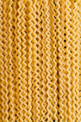 Fusilli pasta as background for Italian cuisine