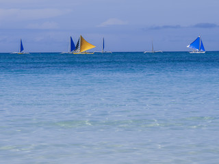 Obraz premium sailing boat