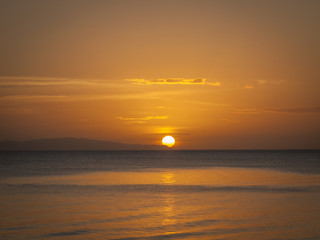 sunset ocean