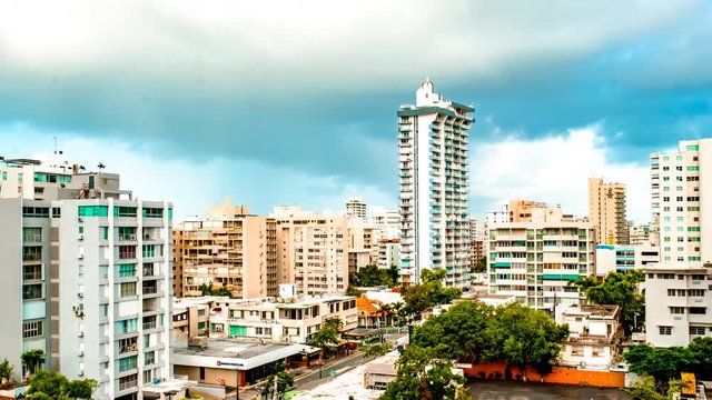 Time lapse of San Juan Puerto Rico