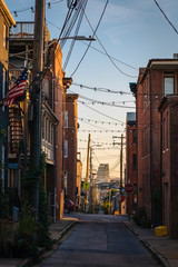 Chapel Street, in Butchers Hill, Baltimore, Maryland