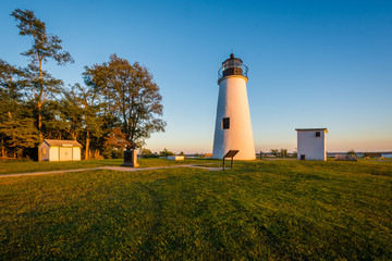 Turkey Point Lighthouse, at Elk Neck State Park, Maryland.