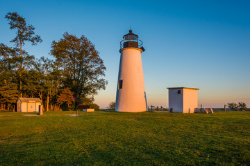 Turkey Point Lighthouse, at Elk Neck State Park, Maryland.