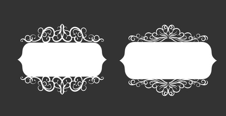 Vector illustration of old style label