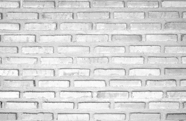 Black and white brick wall texture background