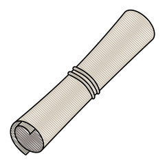 diploma graduation isolated icon vector illustration design