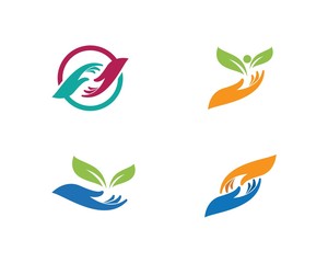 Hand Care Logo Template