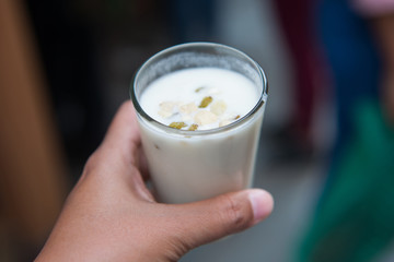 Lassi popular traditional drink in Nepal