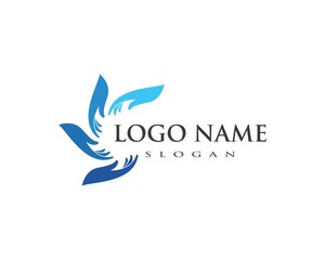 Fototapeta premium Hand Care Logo Template