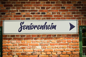 Schild 318 - Seniorenheim