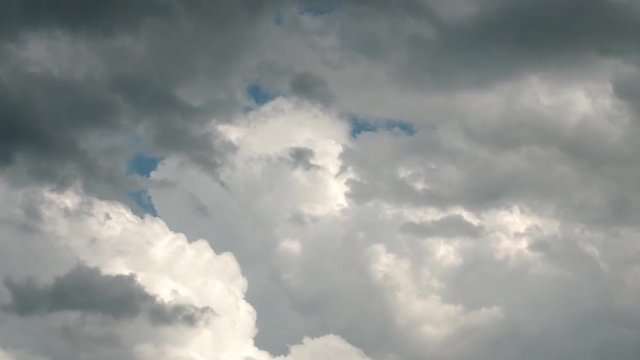 Timelapse rolling clouds.