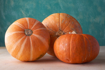 vegetables pumpkin fresh, natural product with no preservatives on a white background, zucchini
