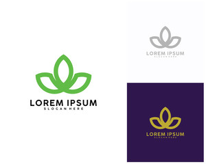 Leaf Logo Design Vector, Green logo template, Nature icon