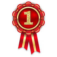 Goldene Medallie f&uuml;r den 1. Platz 