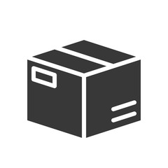 close box, shipping and delivery concept set, glyph icon