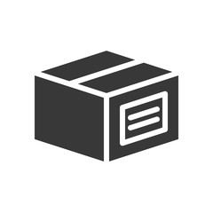 close box, shipping and delivery concept set, glyph icon